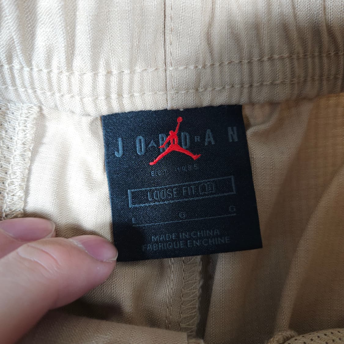 조던 베이지 카고팬츠  상품이미지5