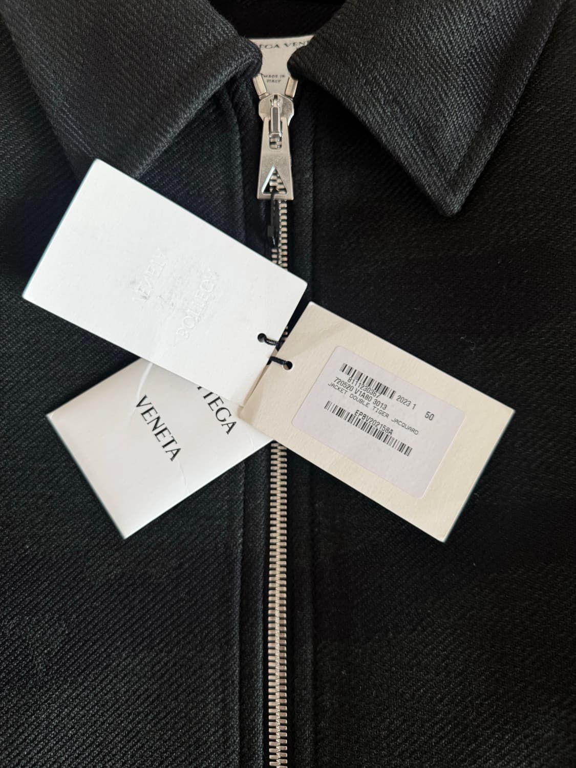 보테가 베네타 자카드 울집업블루종(50) 시착3회 상품이미지10