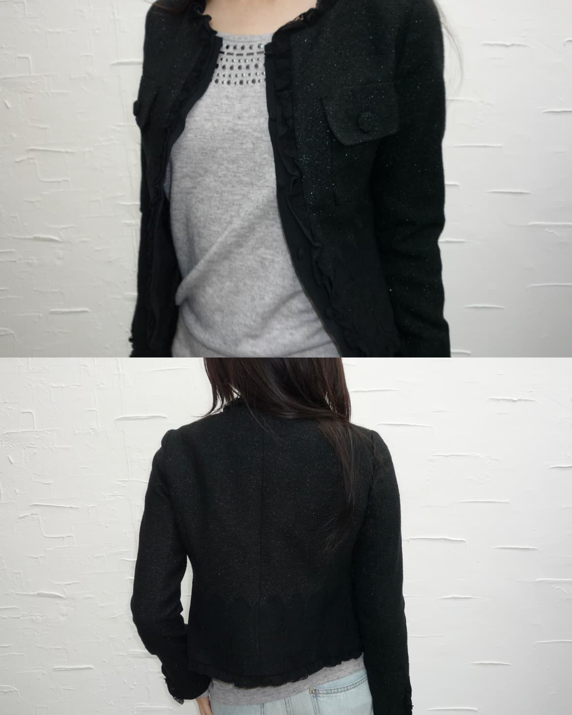 black perl tweed jacket 상품이미지2