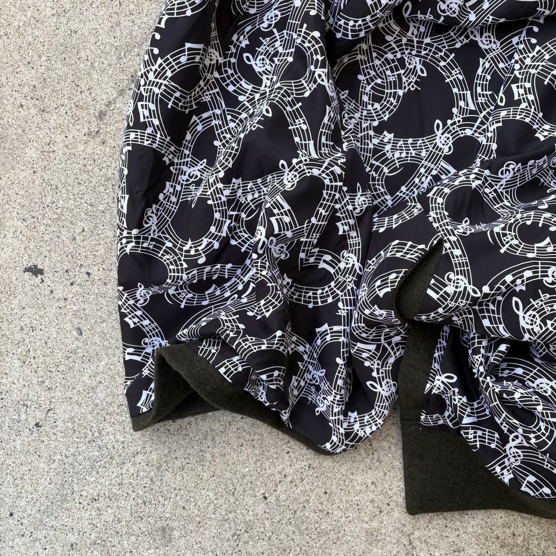 넘버나인 x 스튜디어스 비스포크 캐시미어 블렌드 모스그린 코트 상품이미지3