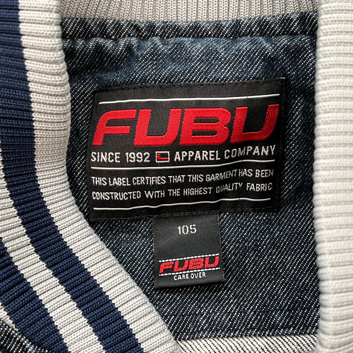 후부 데님 바시티자켓 r2226 상품이미지6