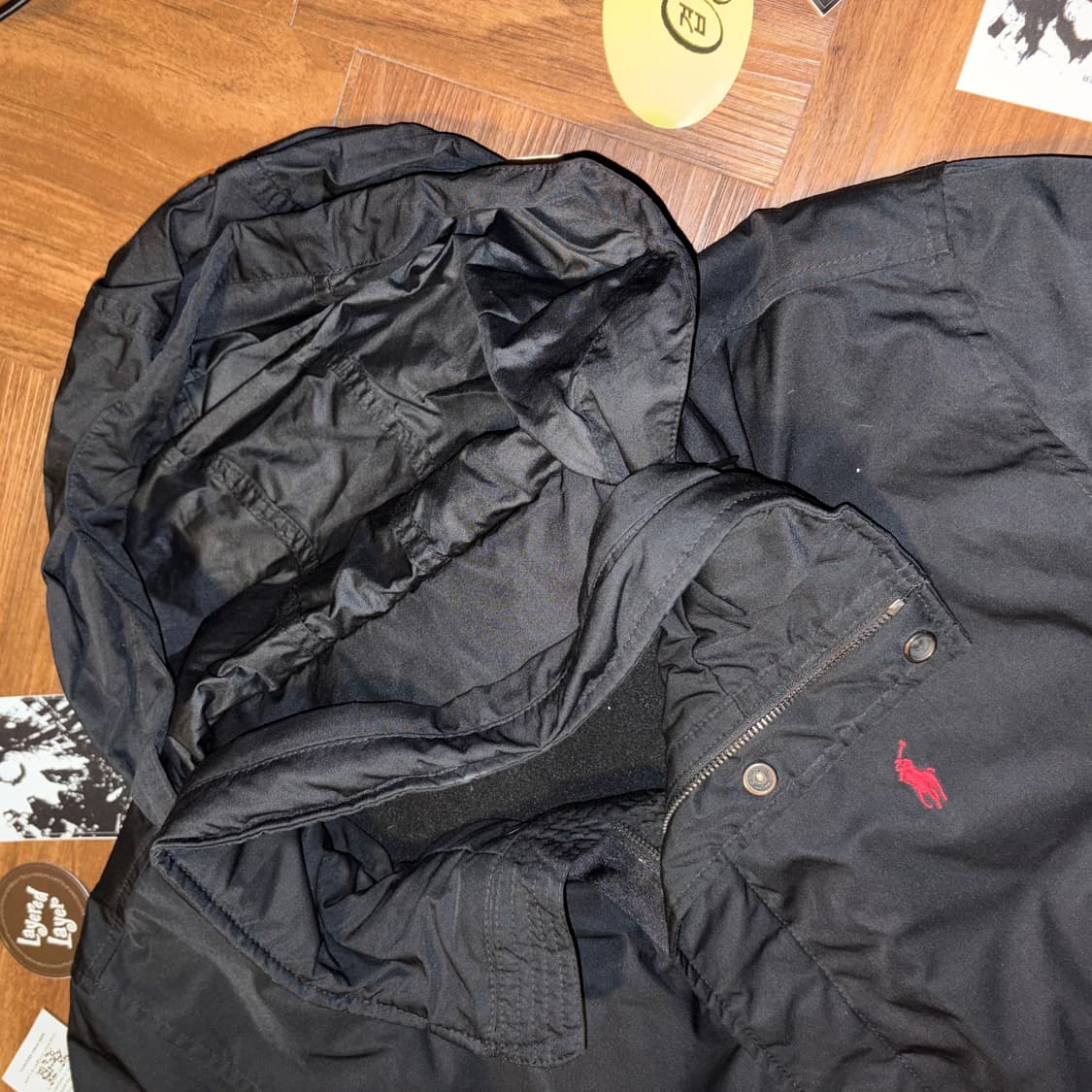 Polo ralph lauren padded parka black 상품이미지6