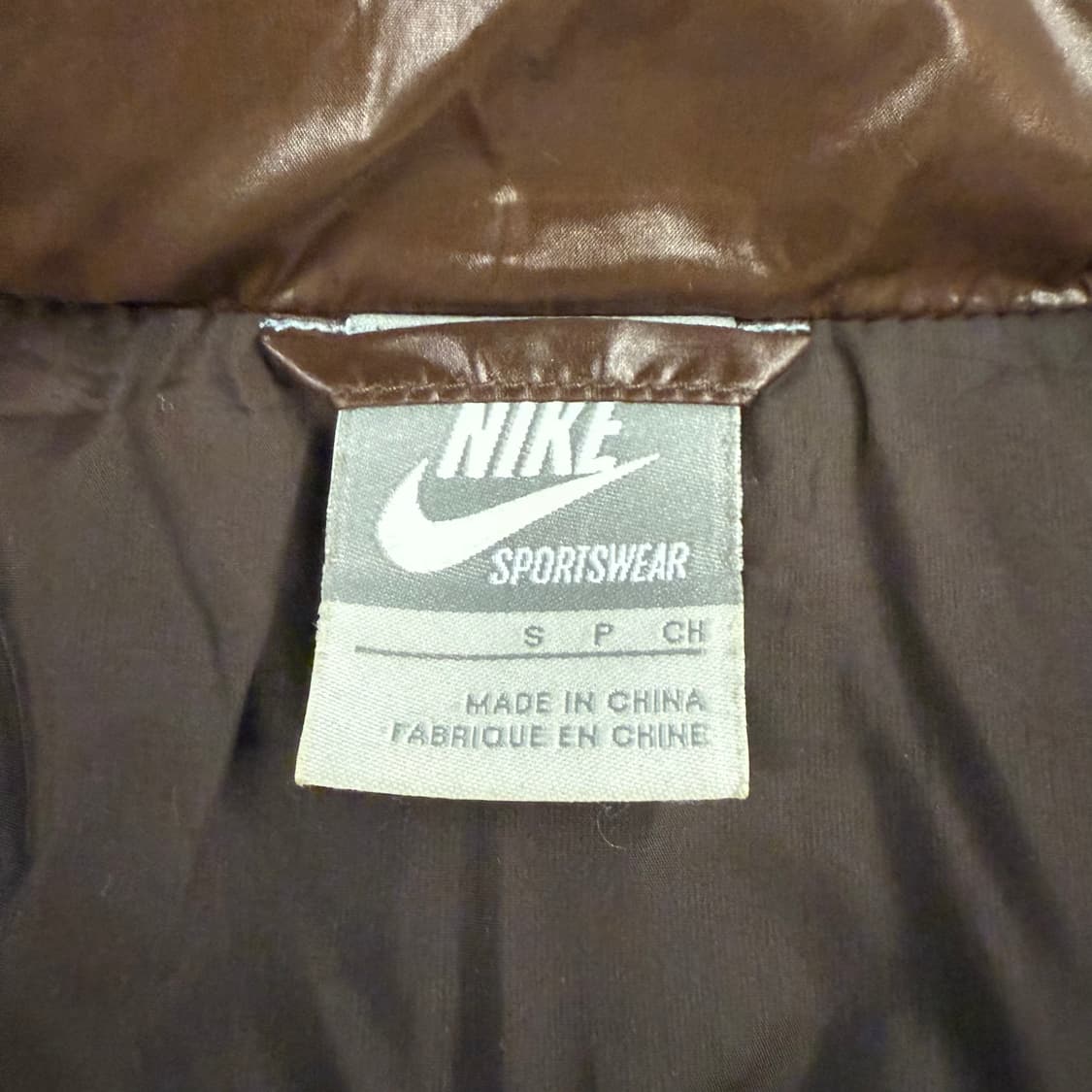 나이키 초코 브라운 후드 숏패딩  상품이미지5