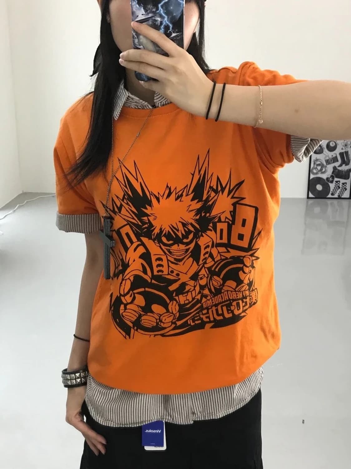 My Hero Academia 프린팅 반팔  상품이미지3