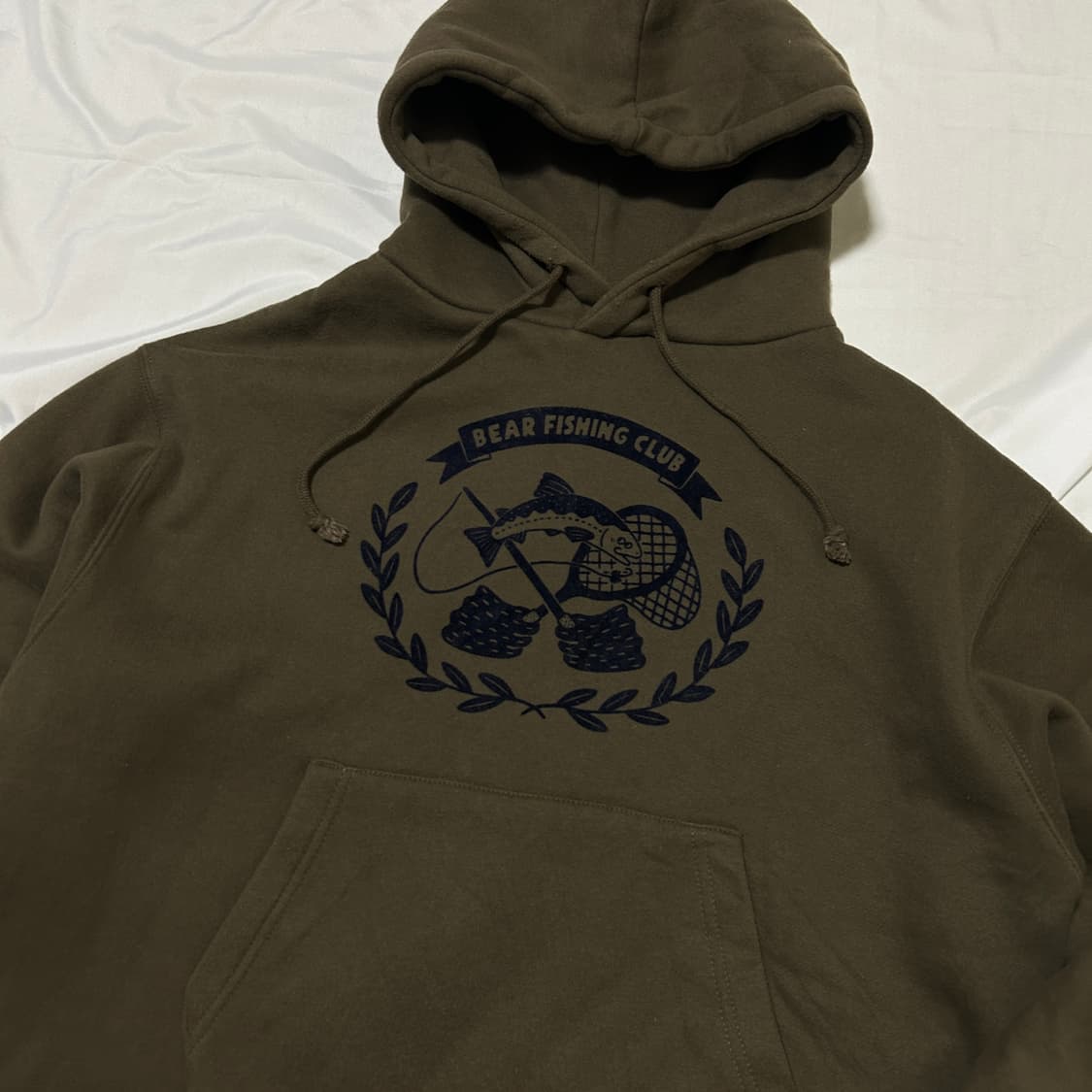 빈티지 Merlot 브라운 기모 후드티 상품이미지4