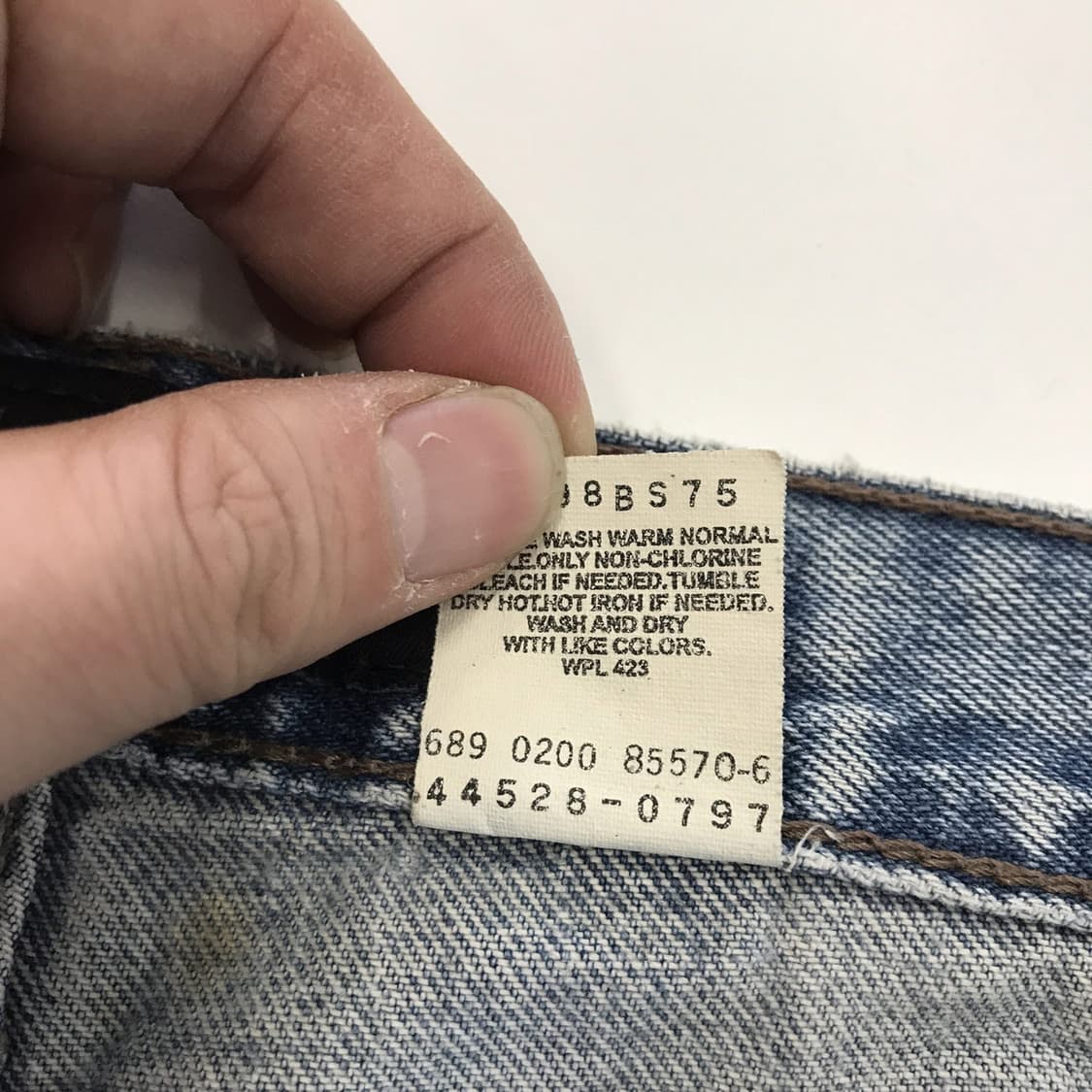 리바이스 90-00s 실버탭 루즈핏 데님 [38인치] 상품이미지7