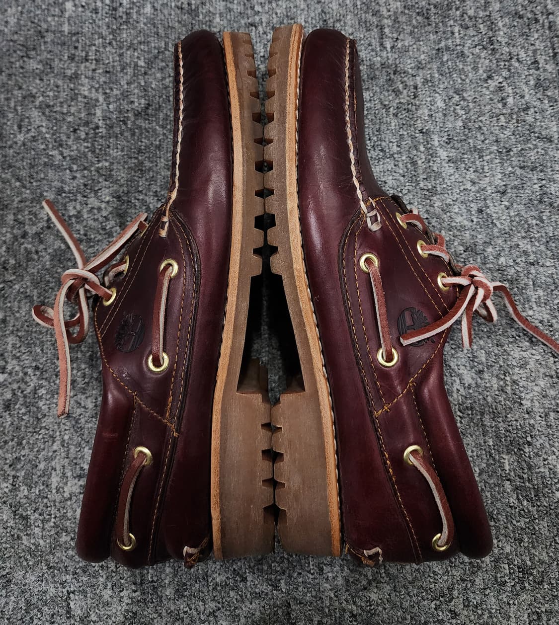 팀버랜드 클래식 3아이 보트 슈즈 버건디 270 상품이미지4