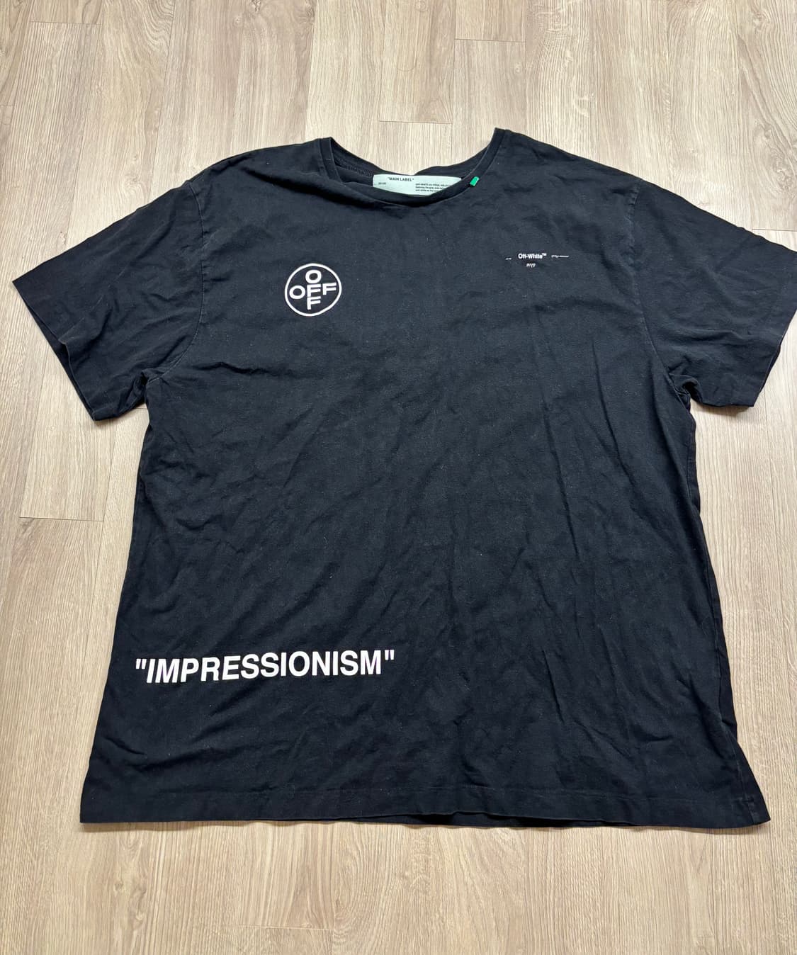 오프화이트 2019 "IMPRESSIONISM" 티셔츠 상품이미지2