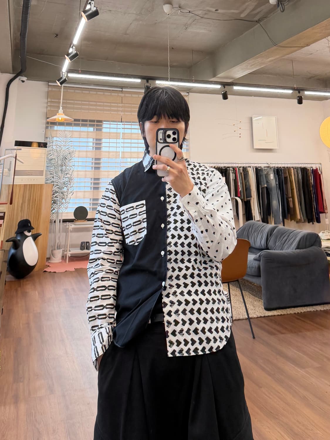 꼼데가르송 옴므 플러스 10AW 패턴 셔츠 상품이미지6