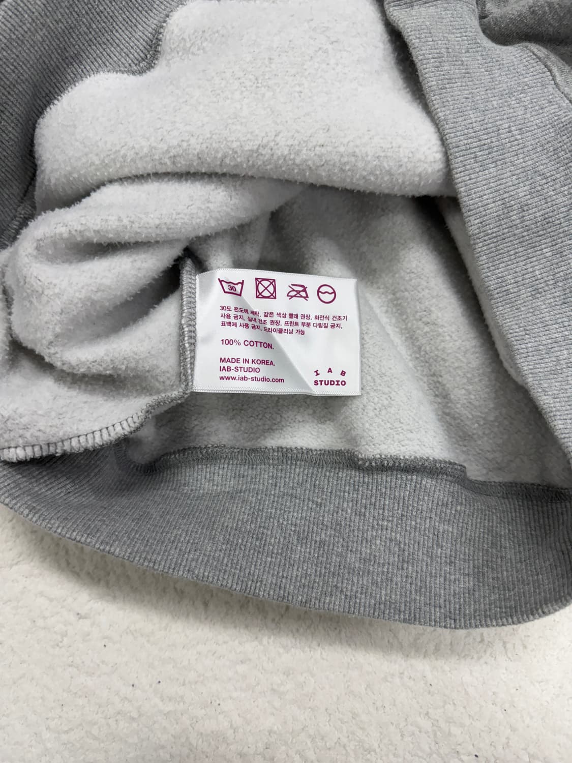 아이앱스튜디오 후드티 기모 상품이미지5