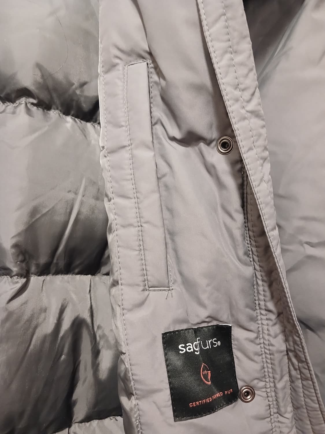 플라스틱아일랜드 정품 여성 폭스퍼 패딩 XS 사이즈 상품이미지5