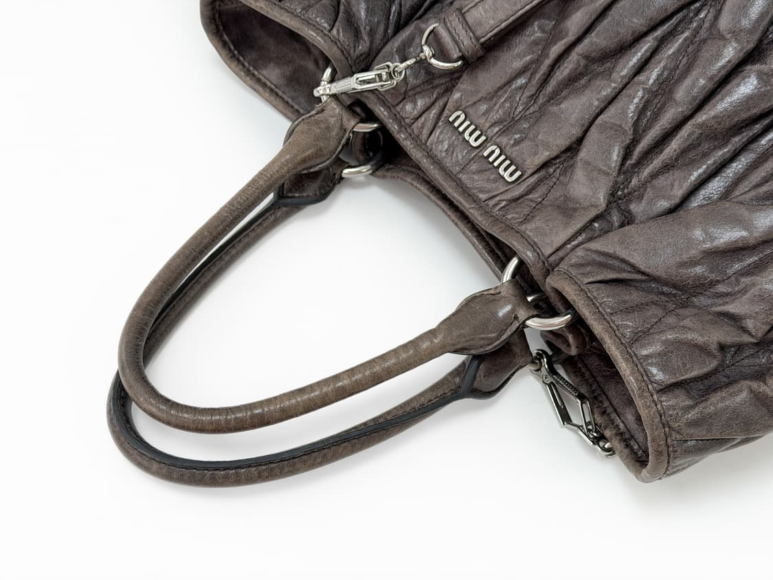 미우미우 나파 빈티지 마테라세 2WAY 숄더백 상품이미지4