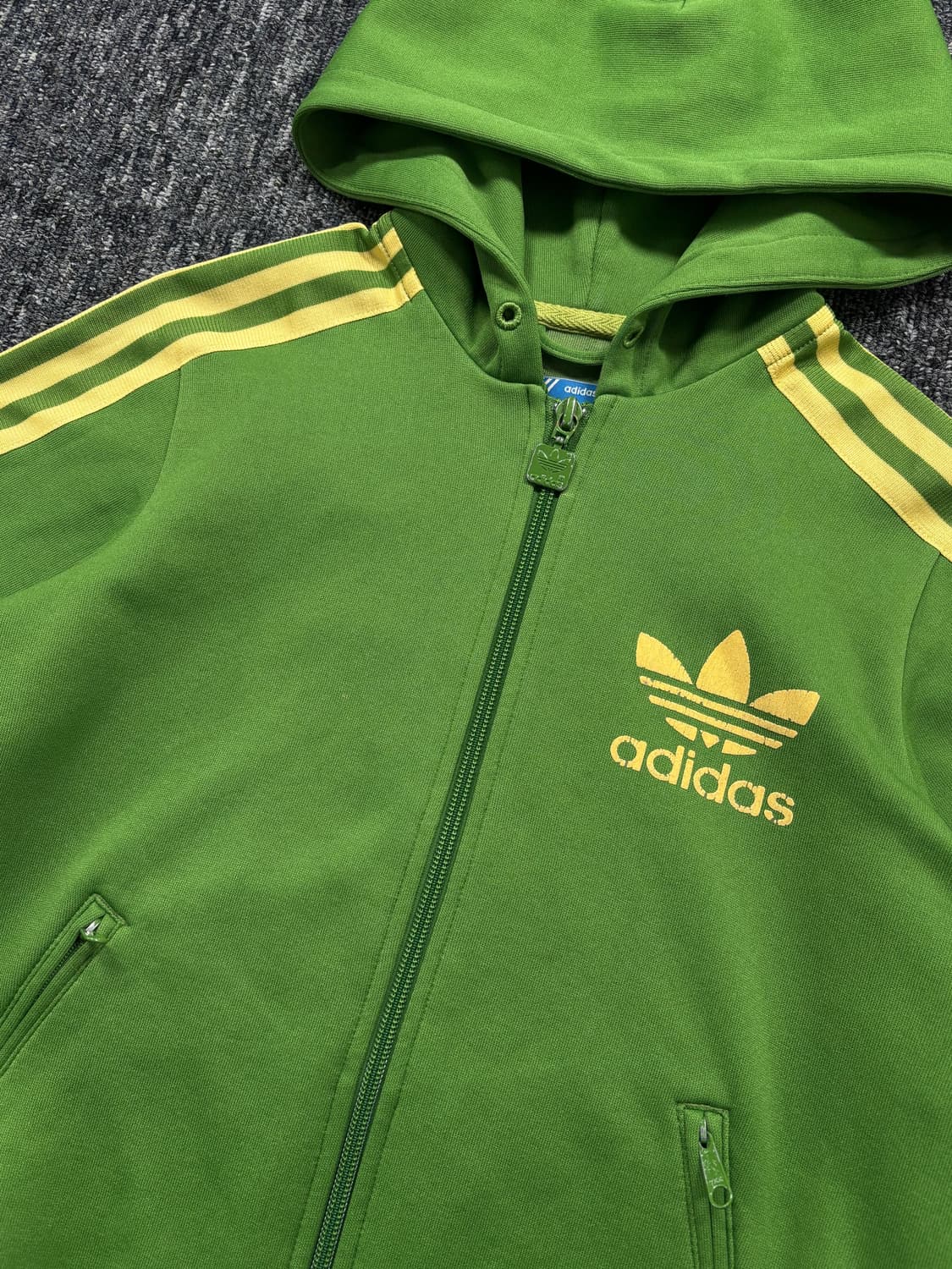 아디다스 그린 후드집업 상품이미지5