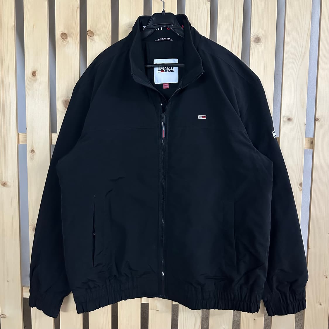 (XL) 타미힐피거 블랙 바람막이 자켓 상품이미지1