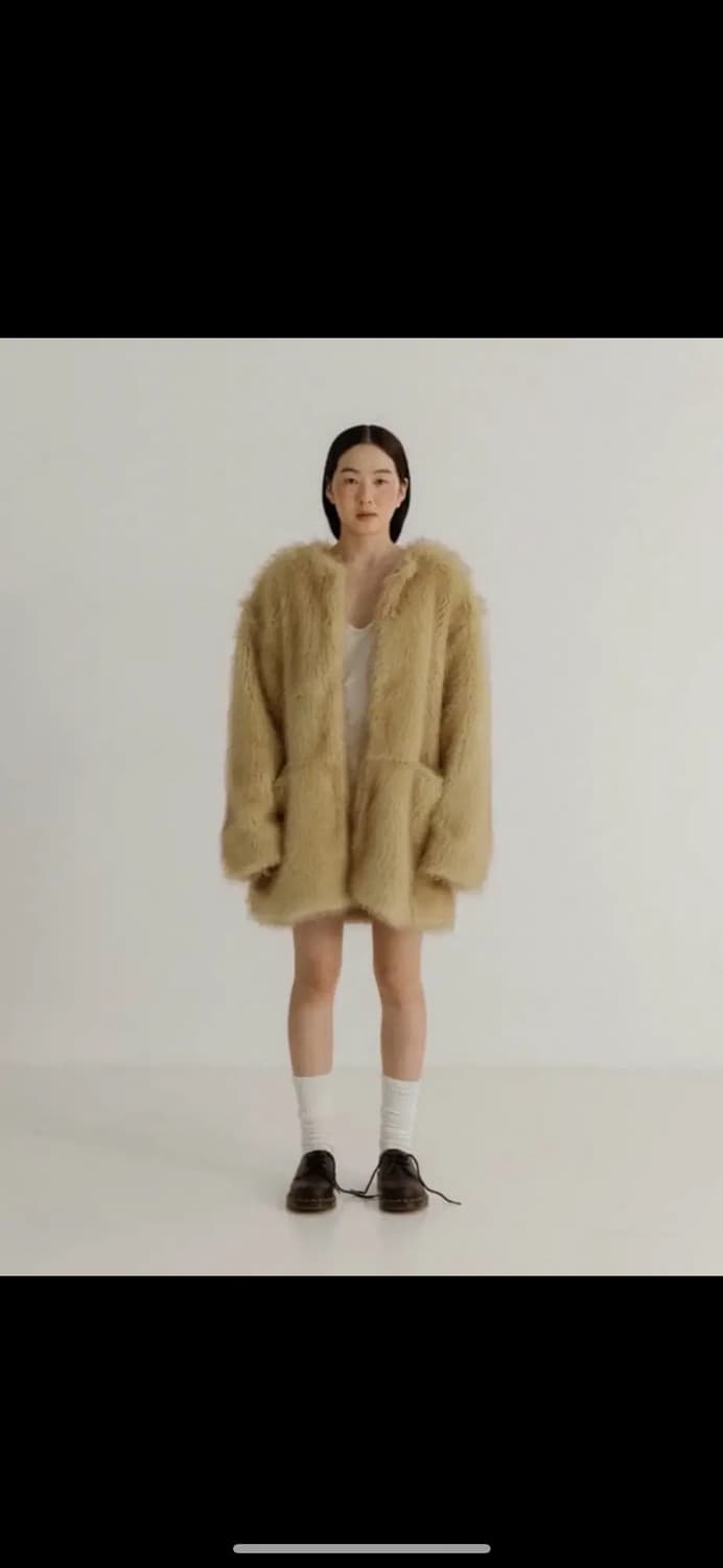 플리즈프로젝트 퍼자켓 상태 최상 상품이미지1