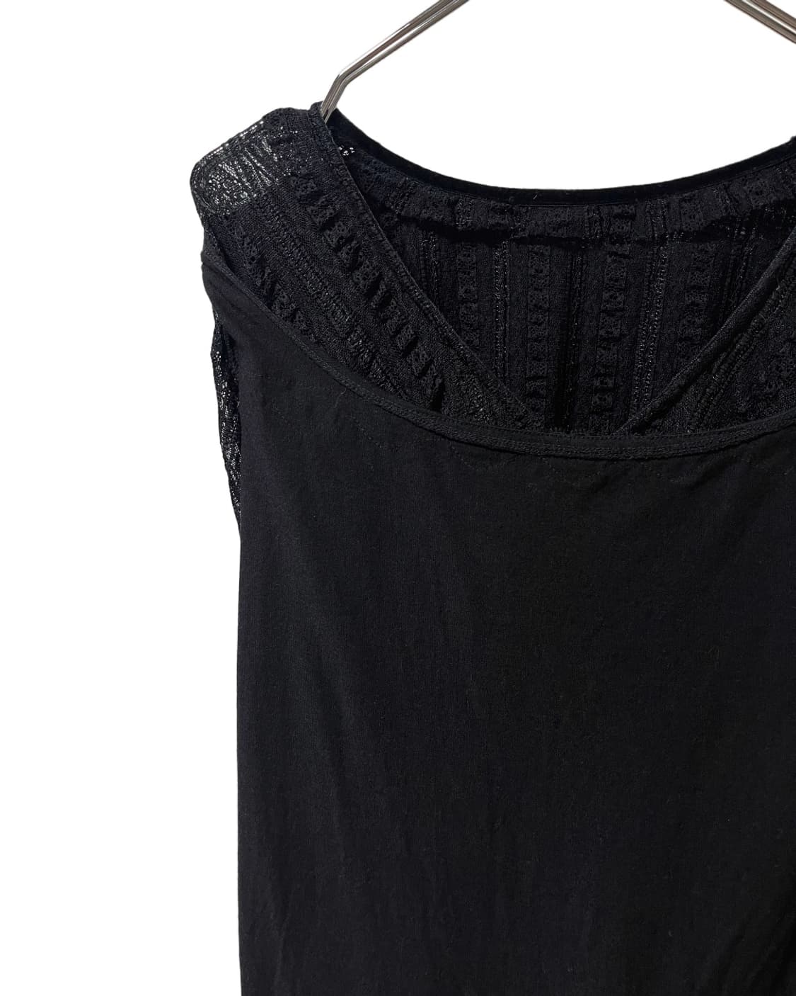 TURTLEDOVE Lace Drape Blouse Knit 상품이미지7