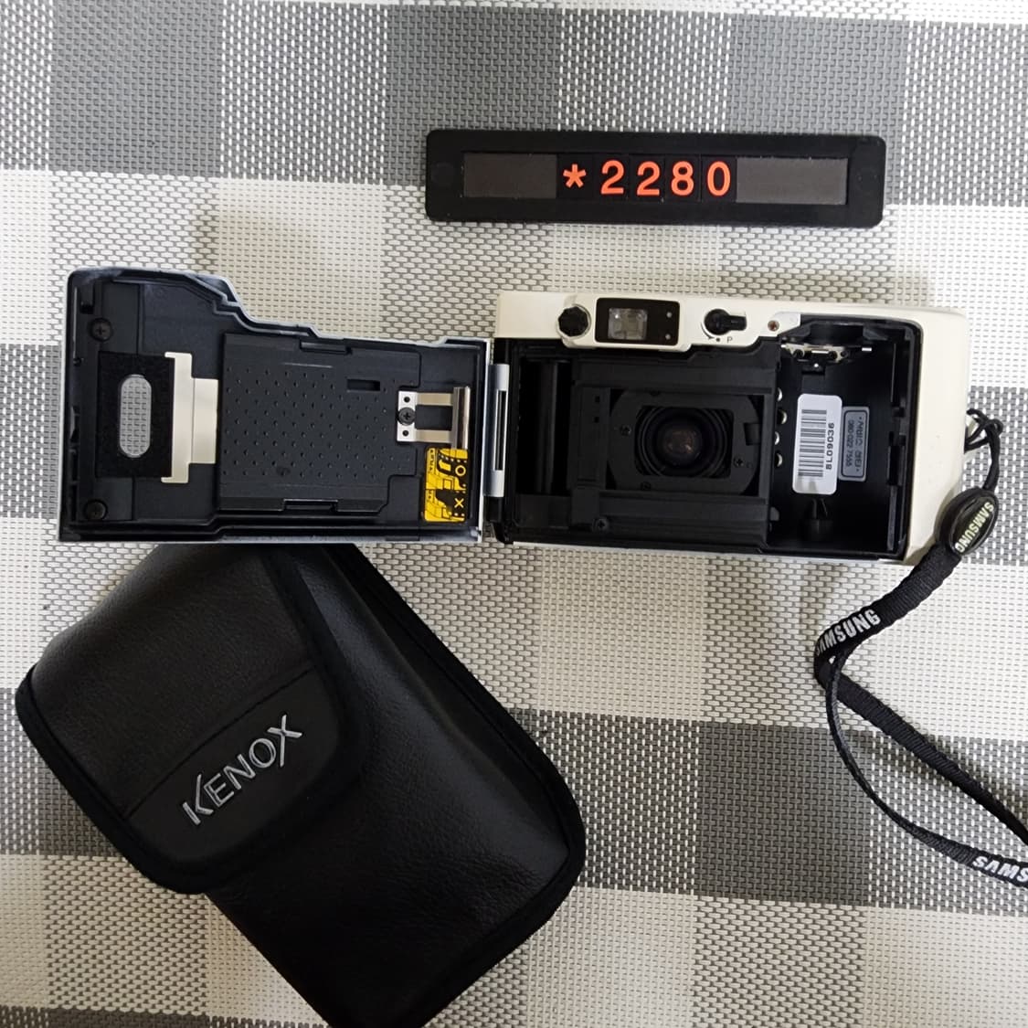 삼성 제나 77R 화이트 필름카메라 파우치포함 상품이미지5