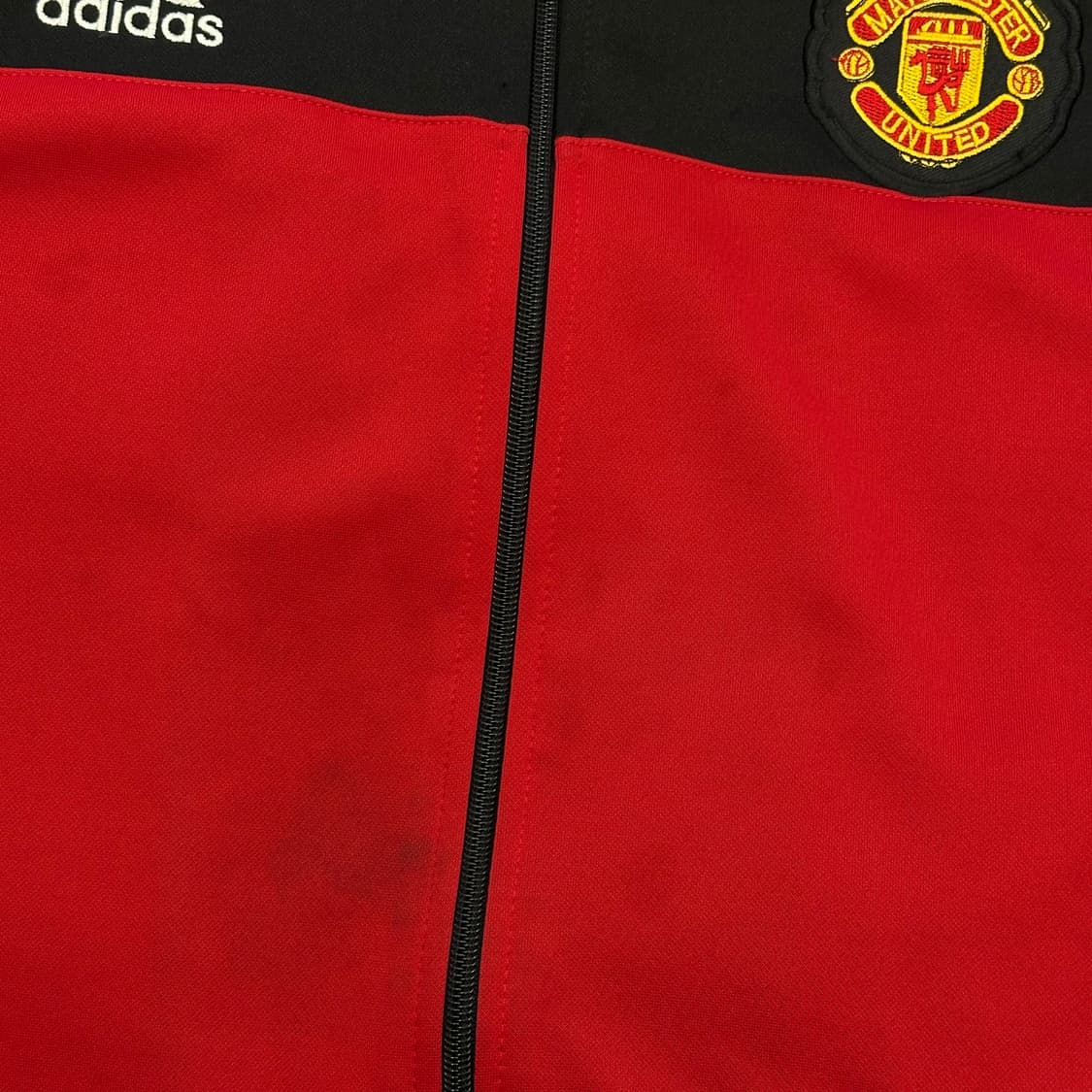 L 아디다스 맨체스터 유나이티드 레드 배색 트랙탑 상품이미지5
