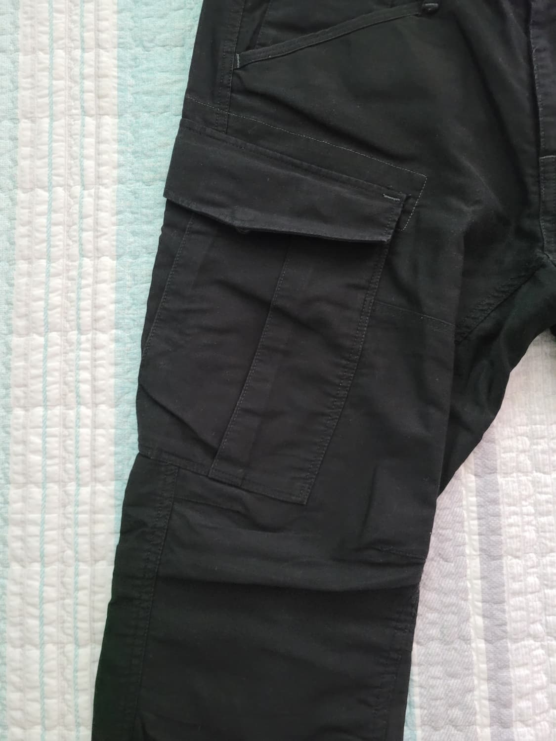 지스타로우 G star raw 3D 테이퍼드 블랙카고팬츠 34-35사이즈 상품이미지3