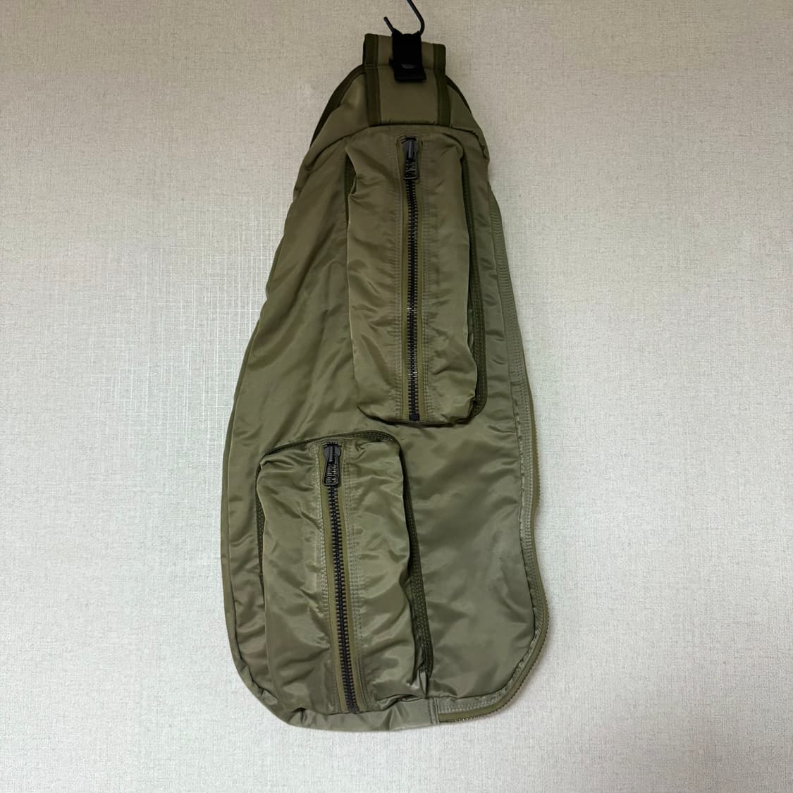 [OS]준야와타나베 21FW 나일론 트윌 바디백 밀리터리 카키 상품이미지5