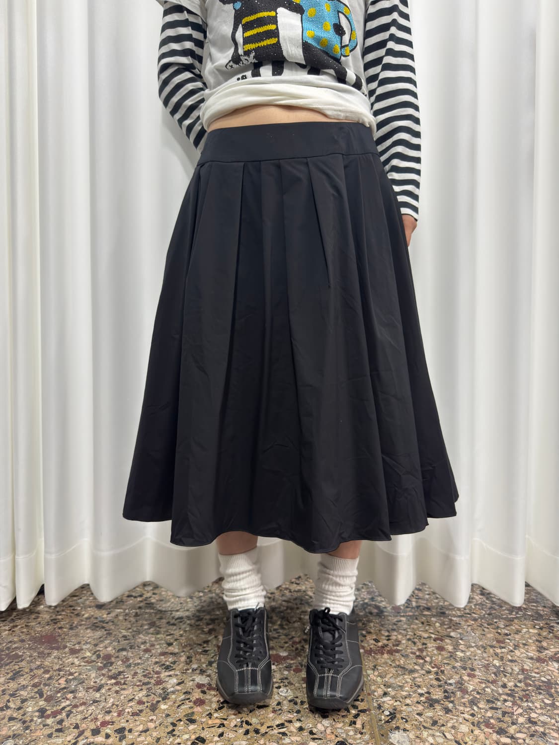 m’s gracy pleats midi skirt 상품이미지1