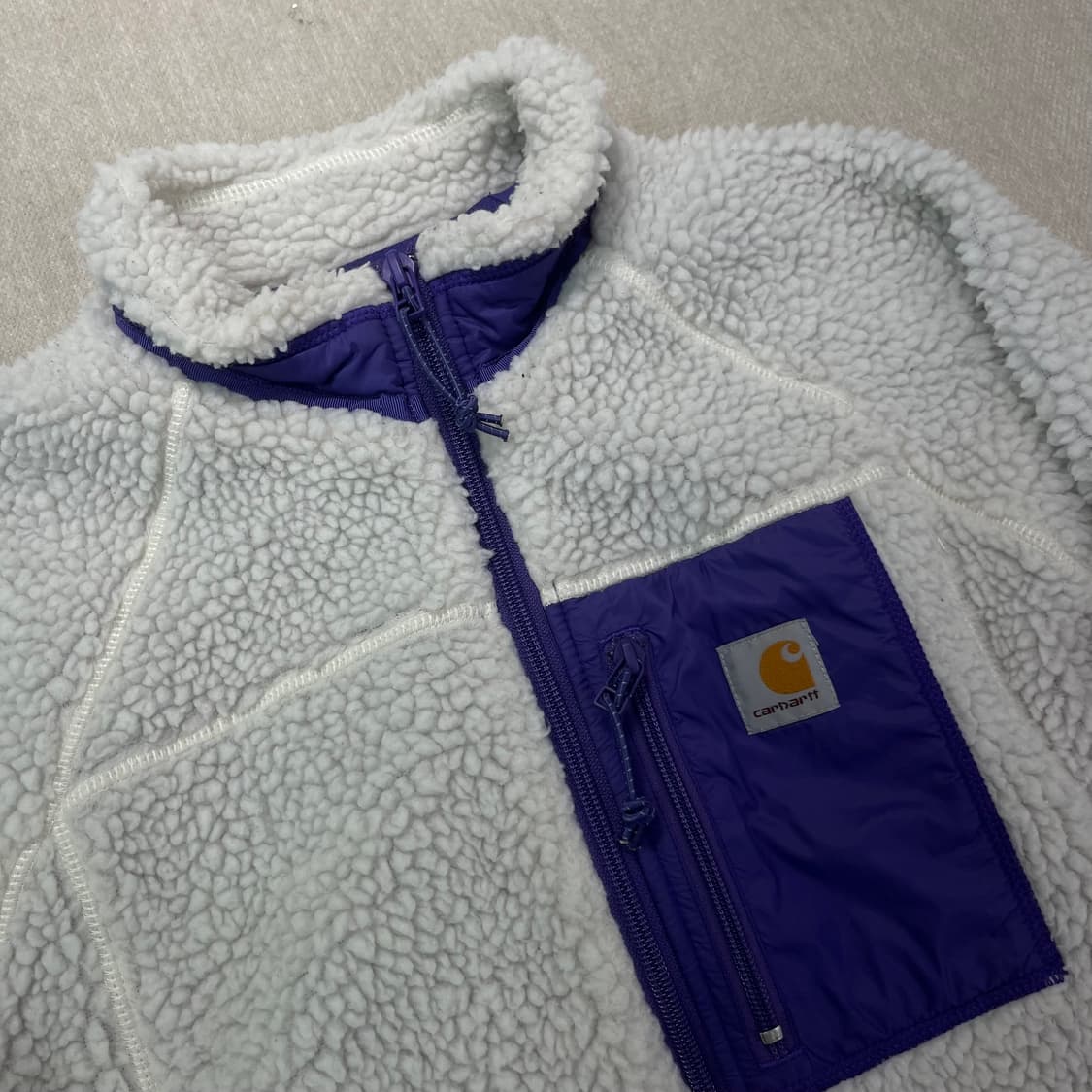 95 칼하트 양털 wip 플리스 자켓 상품이미지2