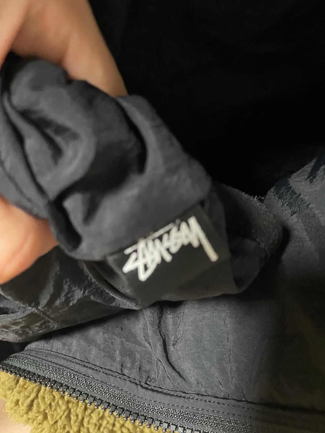 스투시 쉐르파 베스트 올리브 상품이미지2