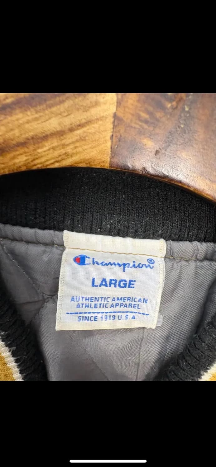 챔피온 빅로고 새틴 스타디움 바시티 재킷 H1594 상품이미지6