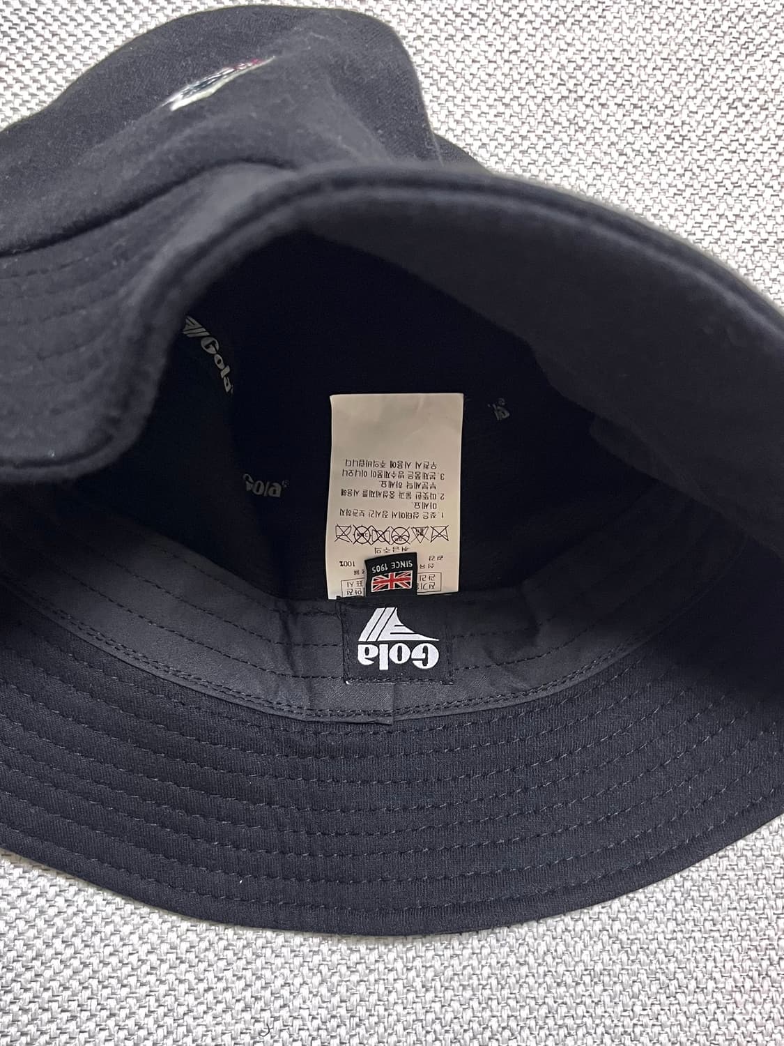 골라 벙거지 모자 검정 상품이미지3