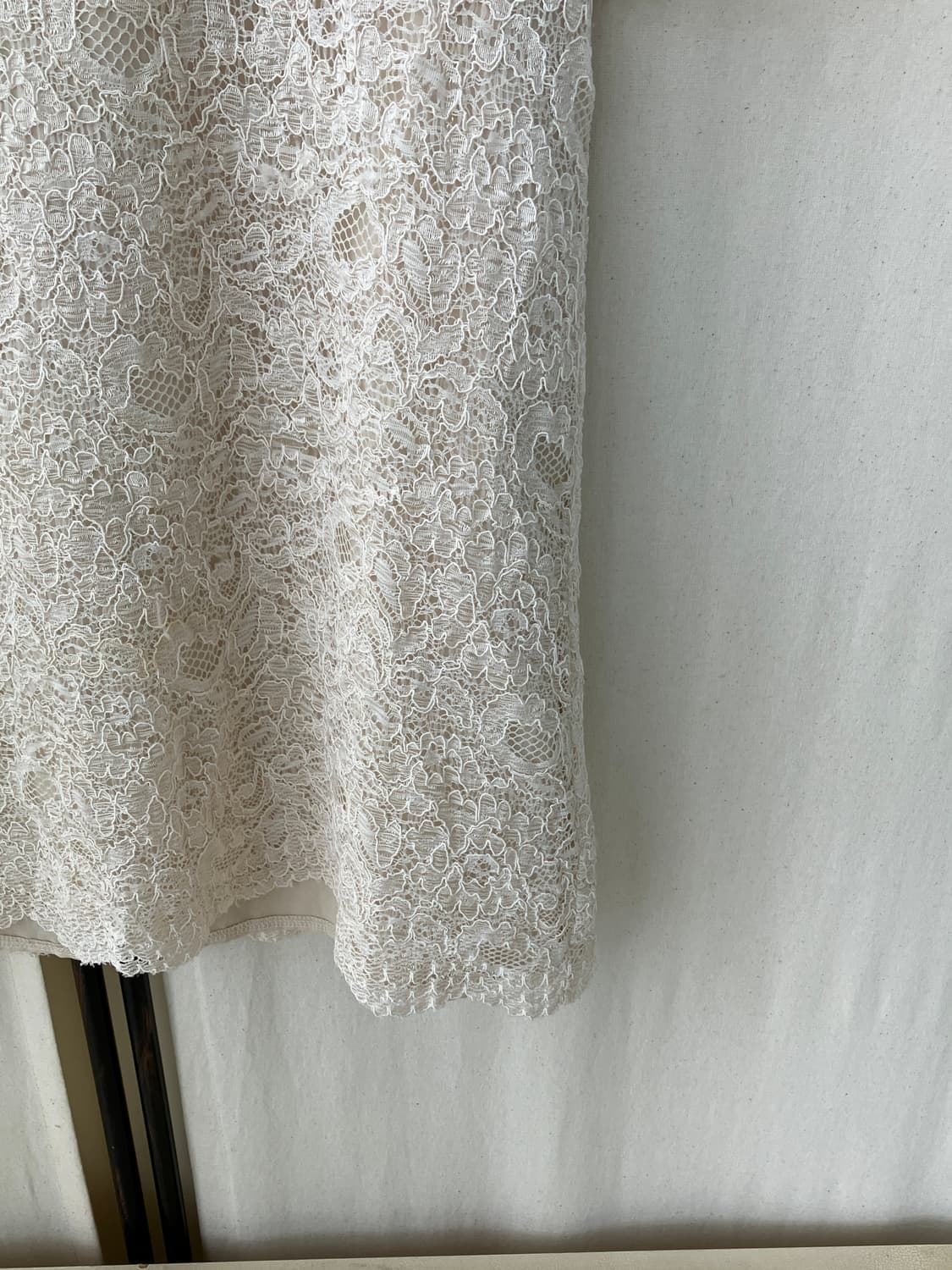 jpn vintage ivory lace half blouse 상품이미지6