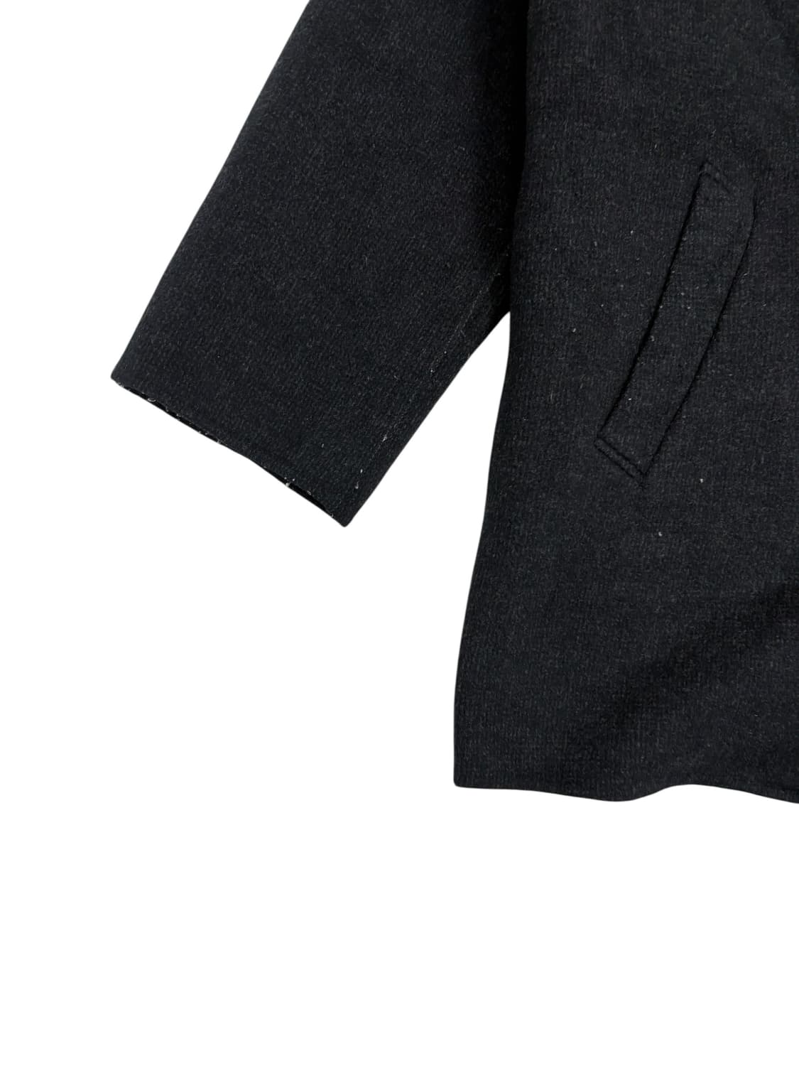 입생로랑 미디코트 자켓 블랙 상품이미지3