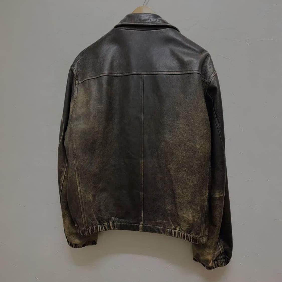 24ss leather zip blouson 상품이미지3