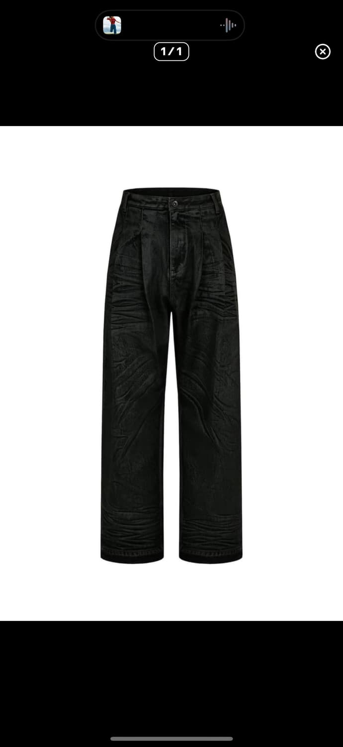 린더 왁스 코팅 데님 1 상품이미지1