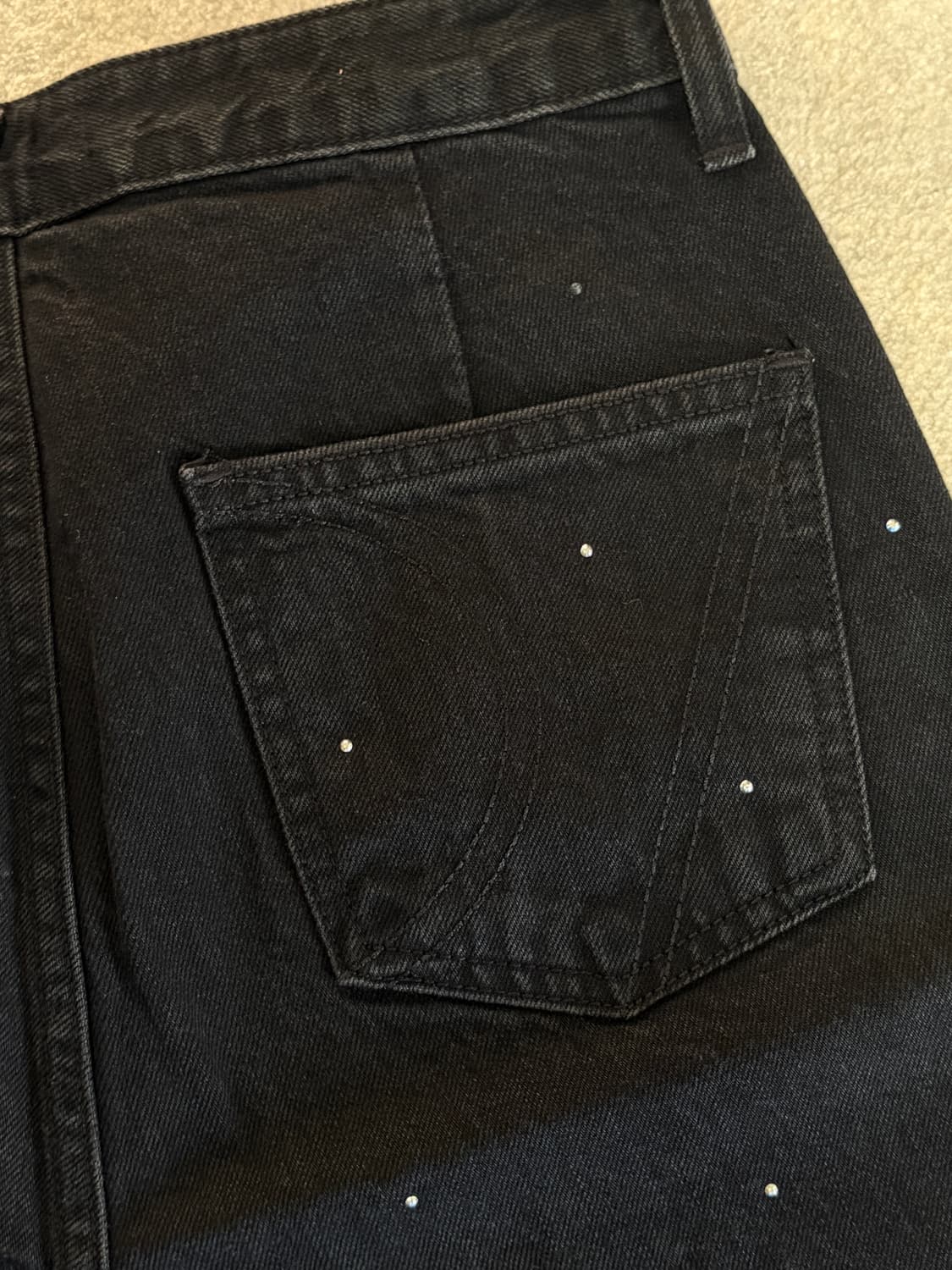 다이애그널 스터드 데미지 대님 상품이미지6