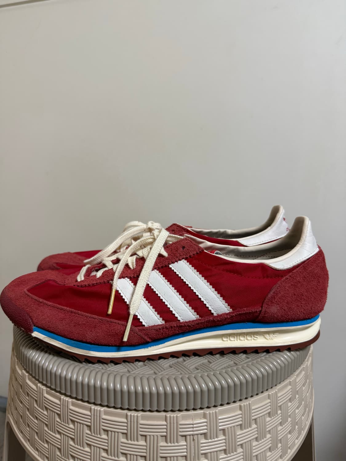 빈티지 아디다스 레드 스니커즈 265 상품이미지1
