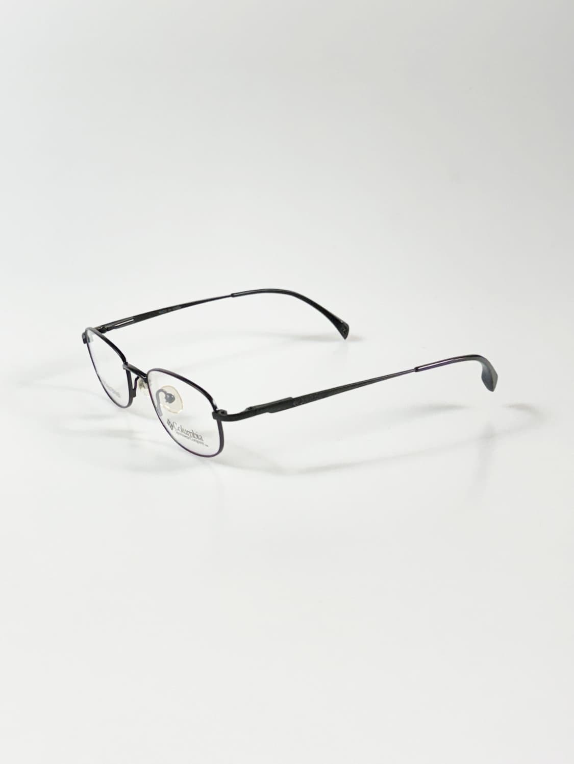 90s 컬럼비아 블랙 슬림 스퀘어 메탈 빈티지 안경 상품이미지3