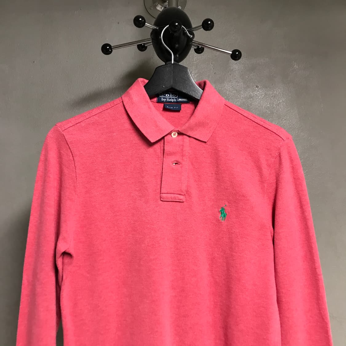 폴로 랄프로렌 PK 긴팔 카라티 핑크 S(W) 상품이미지2