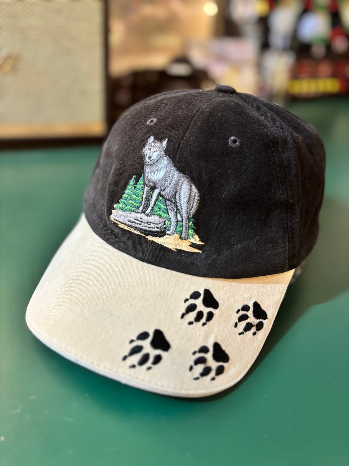 washington 늑대 자수 투톤캡 상품이미지3