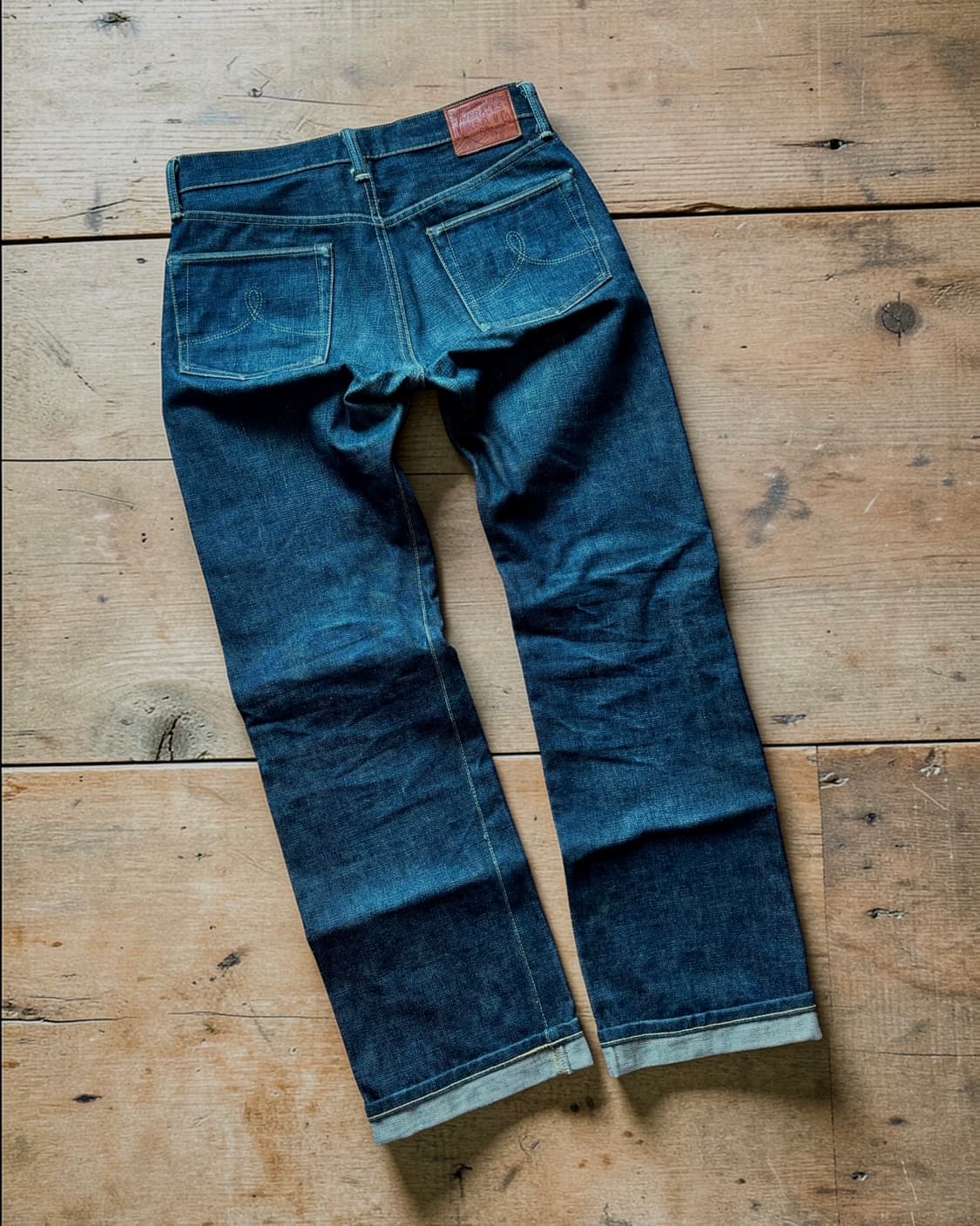 RRL 리미티드 에디션 5포켓 셀비지 데님 팬츠 made in usa 상품이미지3