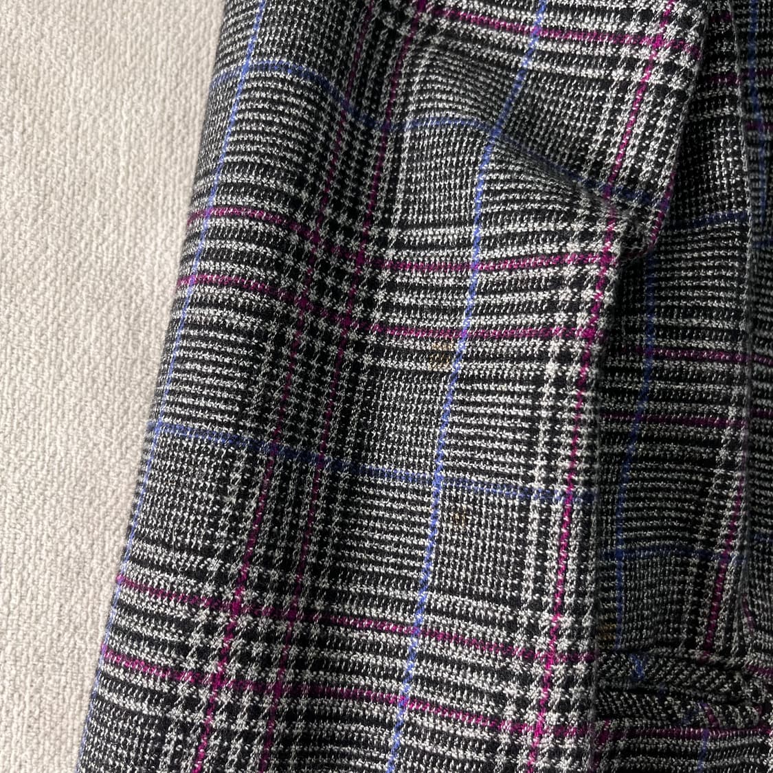 W 95 비비안웨스트우드 울 체크 블레이져 자켓 상품이미지5