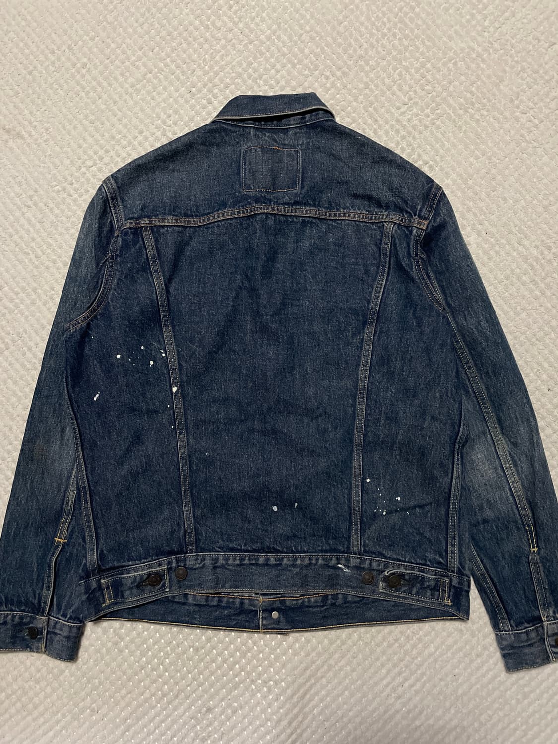 리바이스 72234 타입3 페인티드 커스텀 데님 트러커 청자켓 상품이미지2