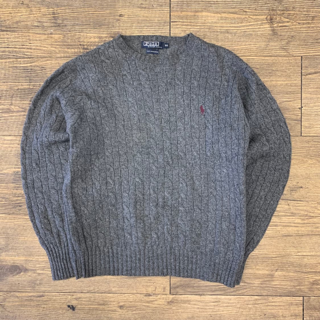 폴로 랄프로렌 램스울 케이블 니트 XS 상품이미지2
