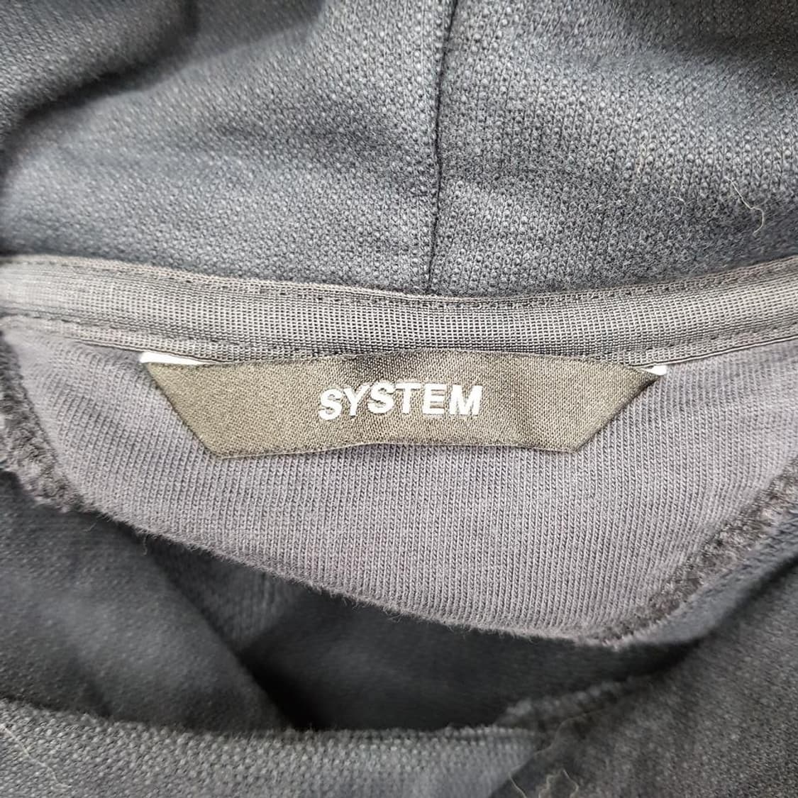 한섬 시스템 2023 백프린트 후드 스웨트셔츠 105사이즈 상품이미지6