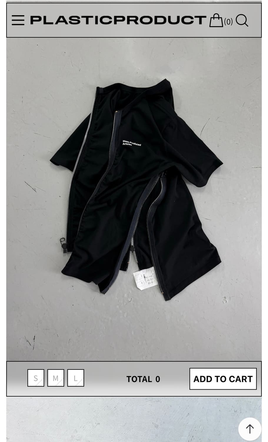MPa ZIP INSTRUMENT T-SHIRT 02 (BLACK) 상품이미지3