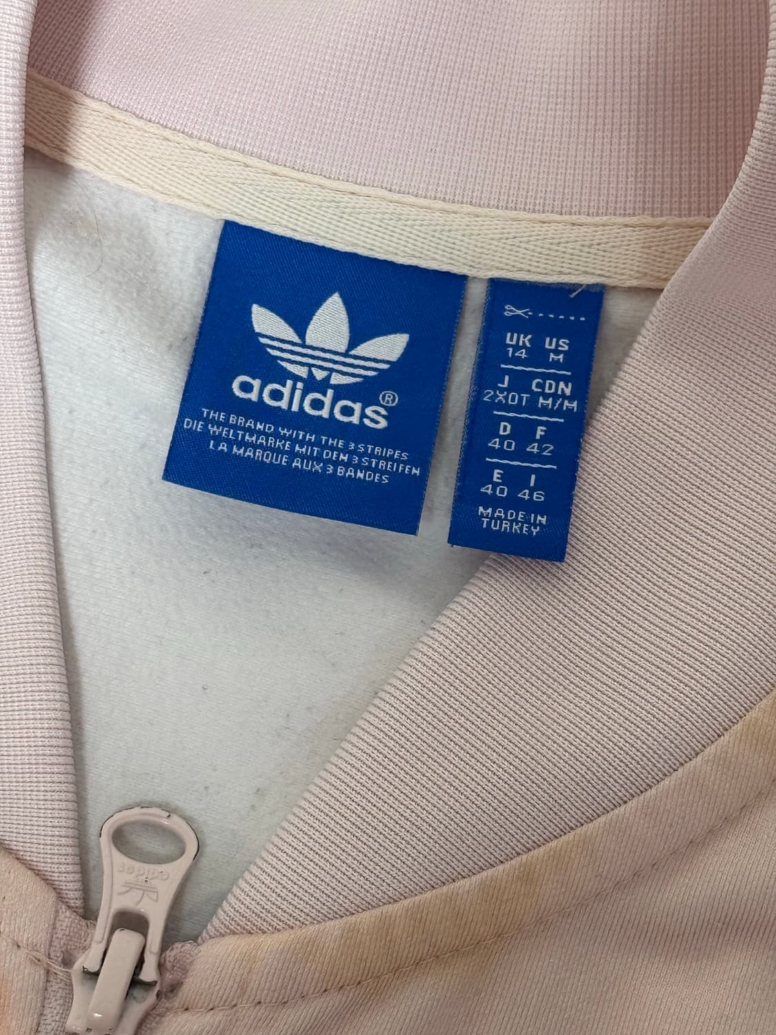 아디다스 연핑크 플라워 트랙 져지 상품이미지3