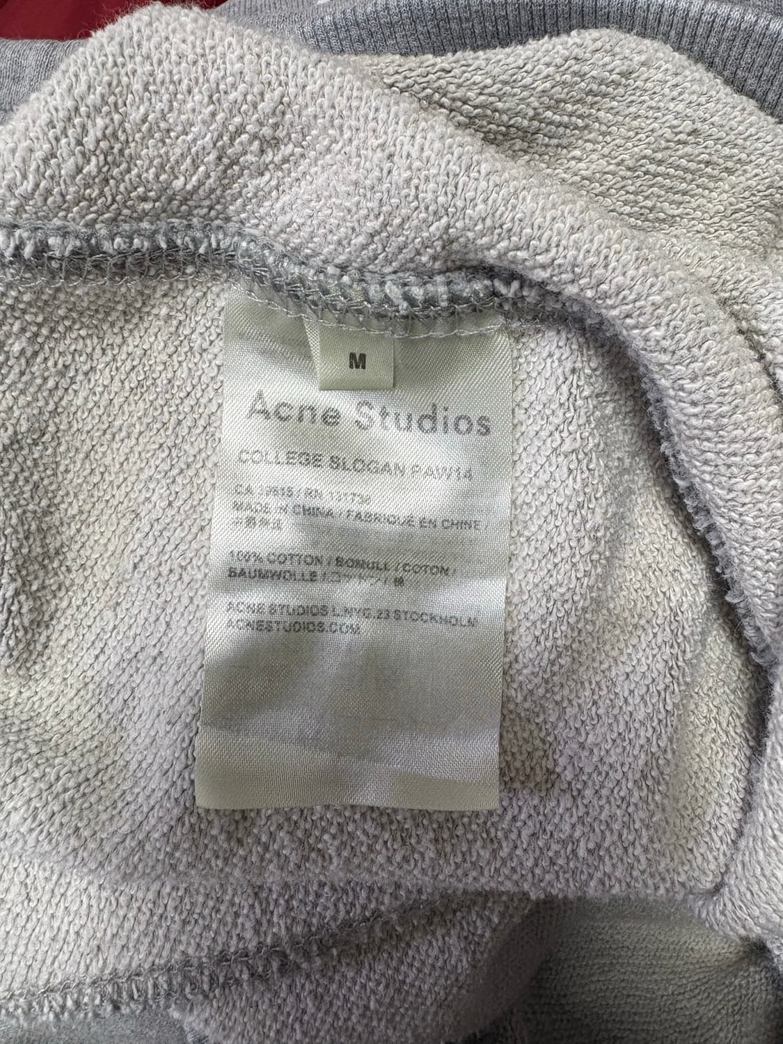 아크네스튜디오그레이코튼티셔츠 상품이미지8