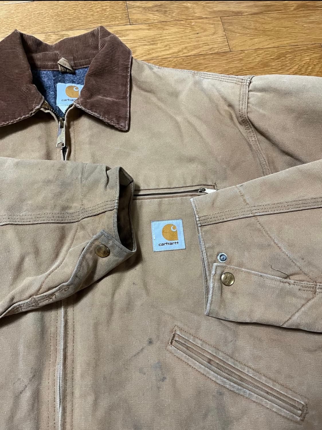 칼하트 디트로이트 자켓 브라운 j01 BRN44 L 상품이미지3