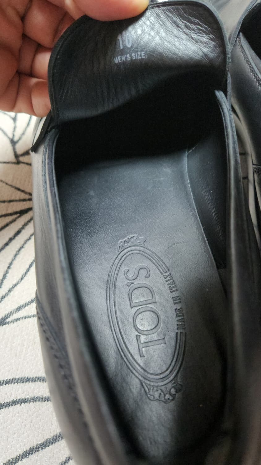 정품 Tod's 가죽 로퍼 us10 285 상품이미지3