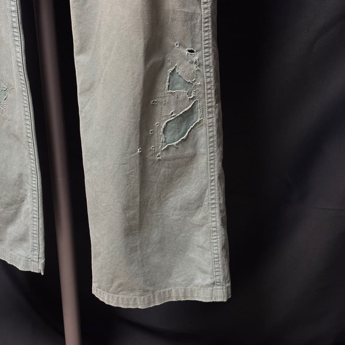 4) 비즈빔 visvim 기포드 팬츠 DMGD 그린 상품이미지3
