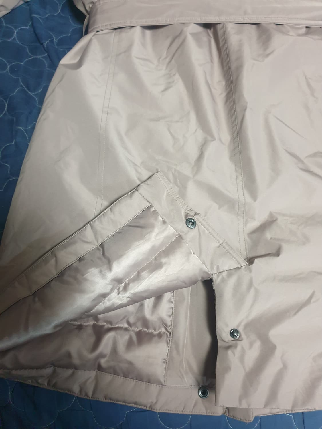 헨리코튼 우먼스 구스다운 패디드 로브 코트 (M) 상품이미지3